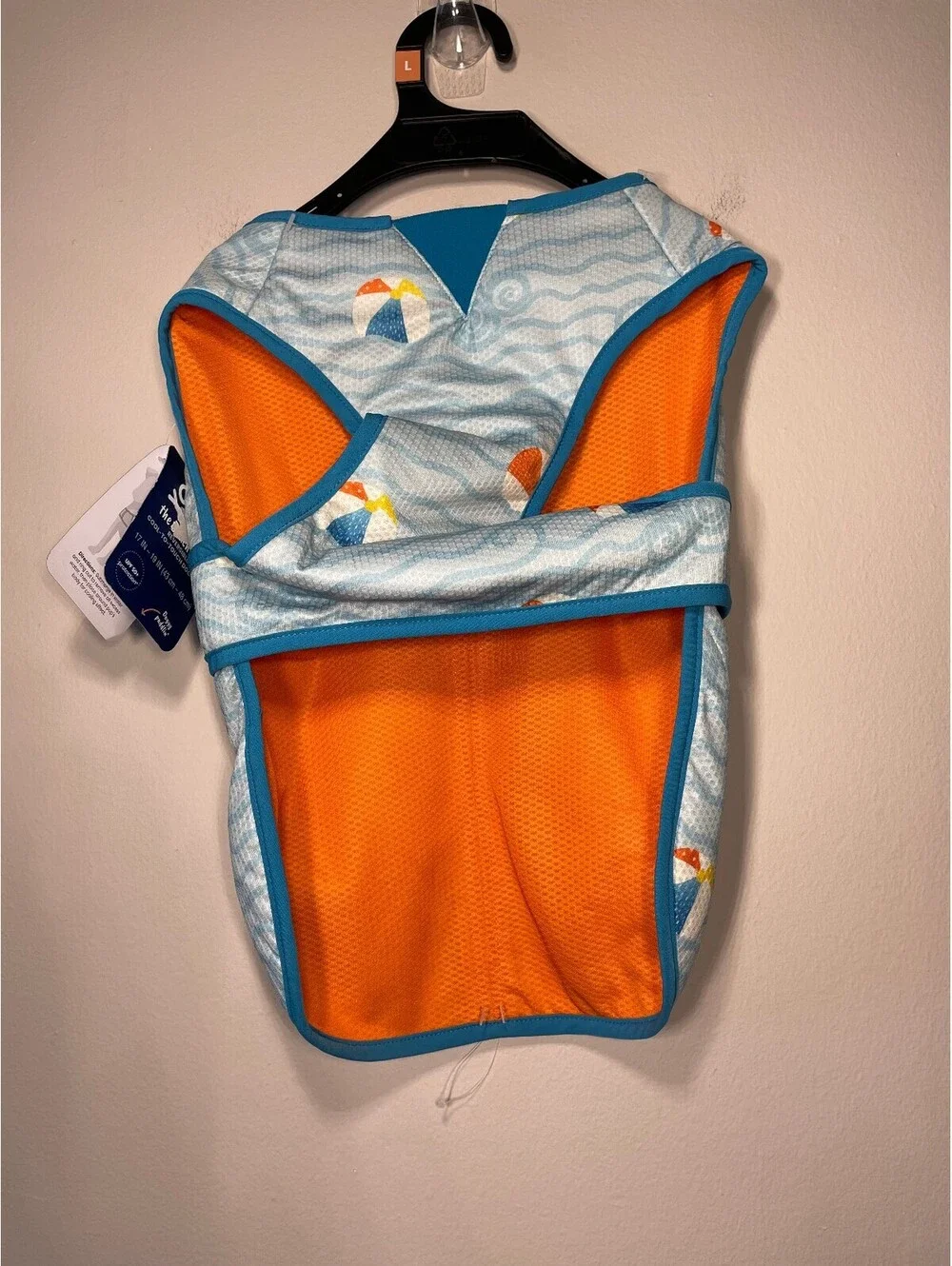 YOULY New The Beach Bum Reversible Cooling Dog Vest L summer coastal hike travel